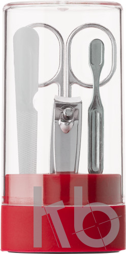 ABS container with manicure set