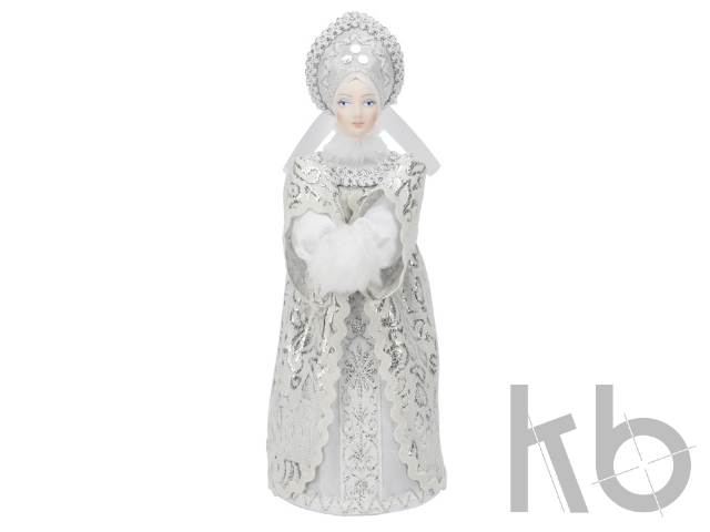 Подарочный набор «Новогоднее настроение»: кукла-снегурочка, варежки