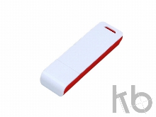 USB 2.0- флешка на 32 Гб с оригинальным двухцветным корпусом