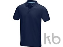 Рубашка поло «Graphite» из натуральных материалов, мужская