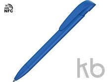Ручка пластиковая шариковая «YES F» с чипом передачи информации NFC