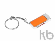 USB 2.0- флешка на 16 Гб с выдвижным механизмом и мини чипом