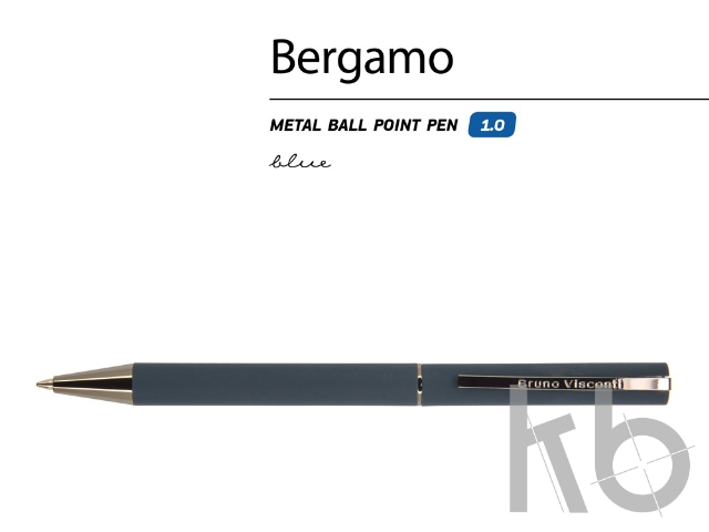 Ручка металлическая шариковая «Bergamo»