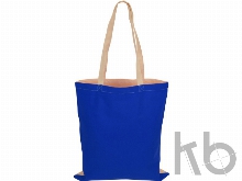 Сумка для шопинга «Twin» двухцветная из хлопка, 180 г/м2