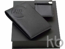 Подарочный набор: портмоне, визитница с флеш-картой на 4 Гб