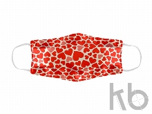 Маска для лица многоразовая с полноцветной запечаткой в крое, M-L