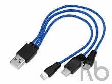 Набор «In motion» с наушниками и зарядным кабелем 3 в 1