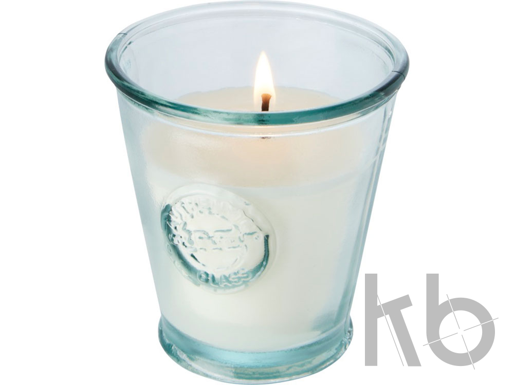 Соевая свеча с подсвечником «Luzz» из переработанного стекла