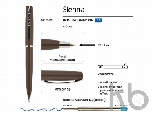Ручка металлическая шариковая «Sienna»