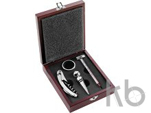 Wooden wine gift set