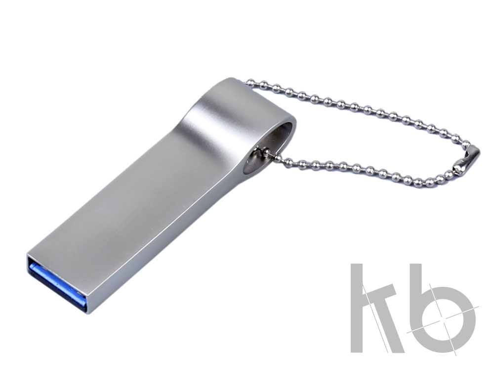 USB 2.0-флешка на 512 Мбайт с мини чипом и боковым отверстием для цепочки