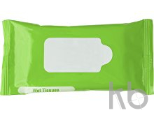 Plastic bag with 10 wet tissues