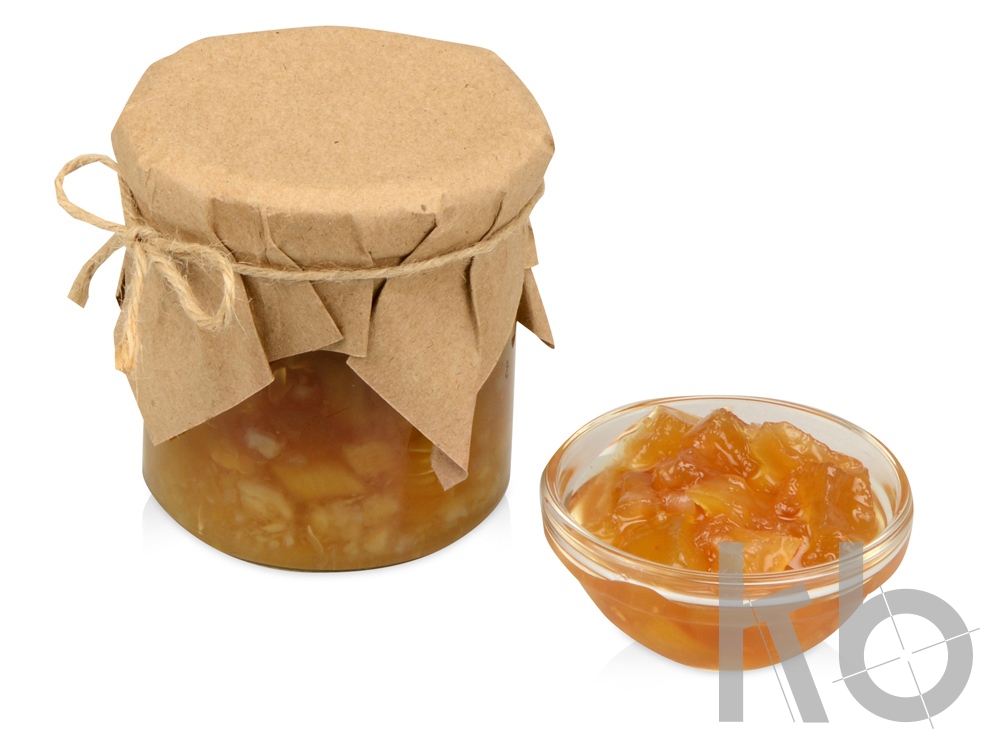 Варенье из кабачка с корнем имбиря и лимоном в подарочной обертке