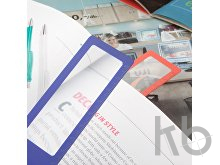 ruler with magnifying glass