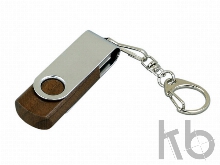 USB 2.0- флешка промо на 64 Гб с поворотным механизмом