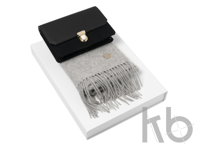 Подарочный набор: дамский клатч, шарф