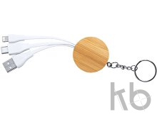 Кабель-брелок micro USB, USB-C и Lightning