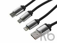 Кабель 3-в-1 с подсветкой логотипа «Ion»