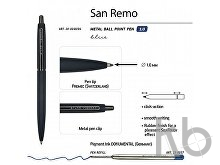 Ручка металлическая шариковая «San Remo», софт тач