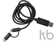 Зарядный кабель с разъемами micro USB, USB-C и Lightning