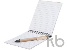 notebook with pen