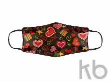 Маска для лица многоразовая с полноцветной запечаткой в крое, S