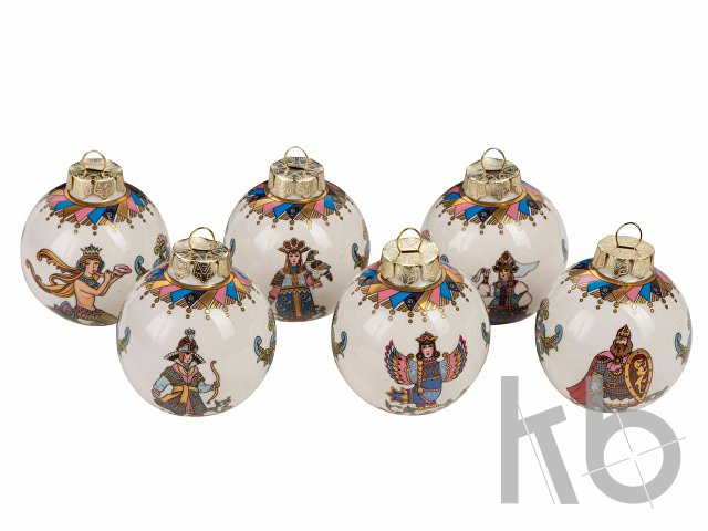 Набор новогодних шаров «Русские сказки»
