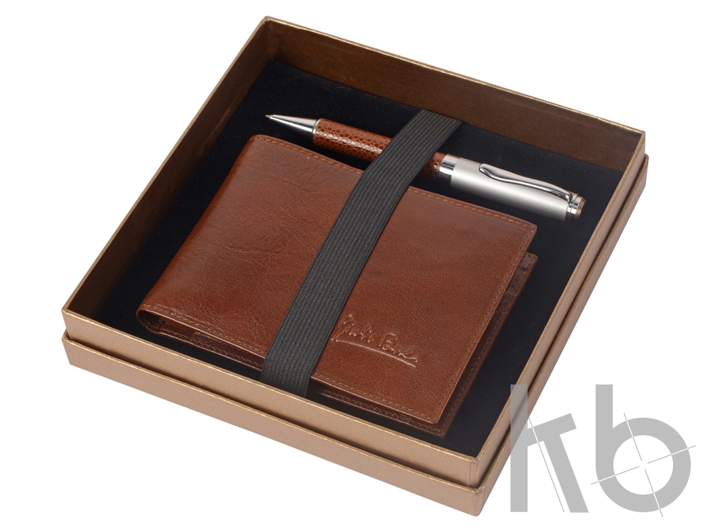 Набор: портмоне, ручка шариковая