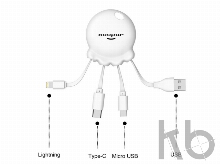 Портативное зарядное устройство «Octopus Booster», 1000 mAh