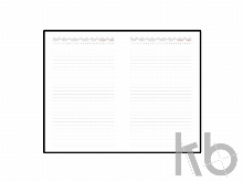 Ежедневник недатированный с индексами А5 «Bergamo»