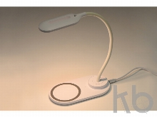 Настольный светильник с беспроводной зарядкой «Flamp»