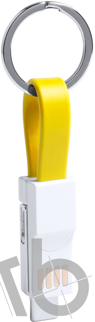 Кабель-брелок micro USB, USB-C и Lightning