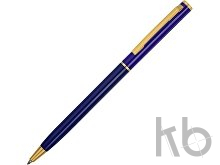 Ручка металлическая шариковая «Жако» с серебристой подложкой