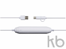 Портативное зарядное устройство, 2000 mAh/кабель 3 в 1