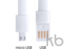 Браслет с зарядным кабелем micro USB 
