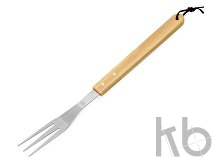 Вилка для барбекю с деревянной ручкой 