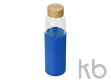 Стеклянная бутылка для воды в силиконовом чехле «Refine»