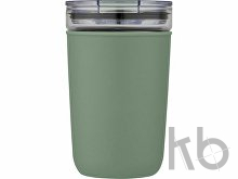 Стеклянная кружка «Bello» с внешней стенкой из переработанного пластика