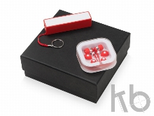 Подарочный набор «Non-stop music» с наушниками и зарядным устройством