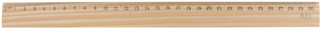 pine wood ruler