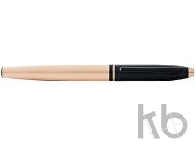 Ручка-роллер «Calais Brushed Rose Gold Plate and Black Lacquer»