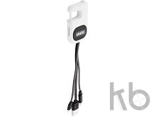 Кабель-брелок micro USB, USB-C и Lightning