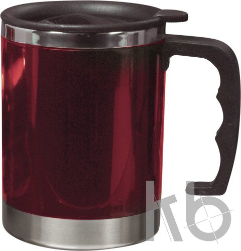 Stainless steel and AS double walled mug