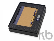 Подарочный набор Essentials с флешкой и блокнотом А5 с ручкой