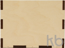 Деревянная подарочная коробка-пенал, М