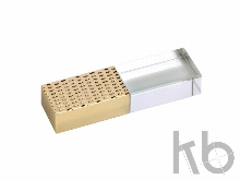 USB 2.0- флешка на 16 Гб кристалл в металле