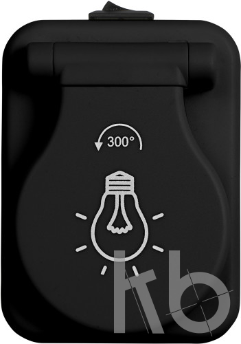 Plastic work light with COB