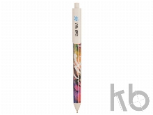 Ручка пластиковая шариковая Pigra P03 с круговым нанесением