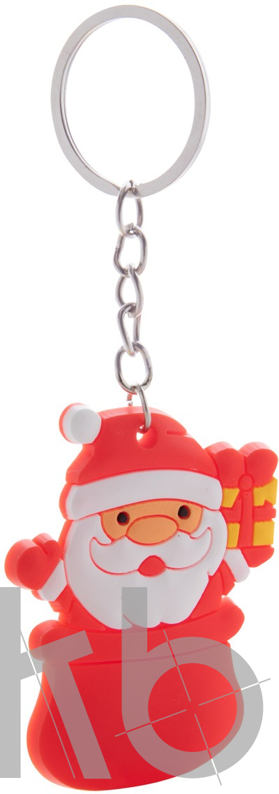 Christmas keyring, Santa Claus