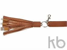 Тканевый кабель для зарядки «Tassel» 3-в-2